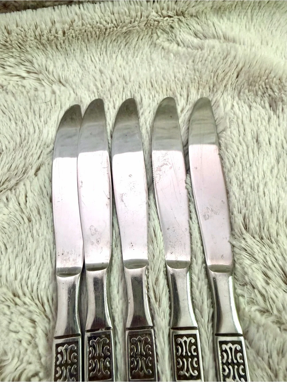 Vintage 1970’s Rebacraft Set of 5 stainless steel knives